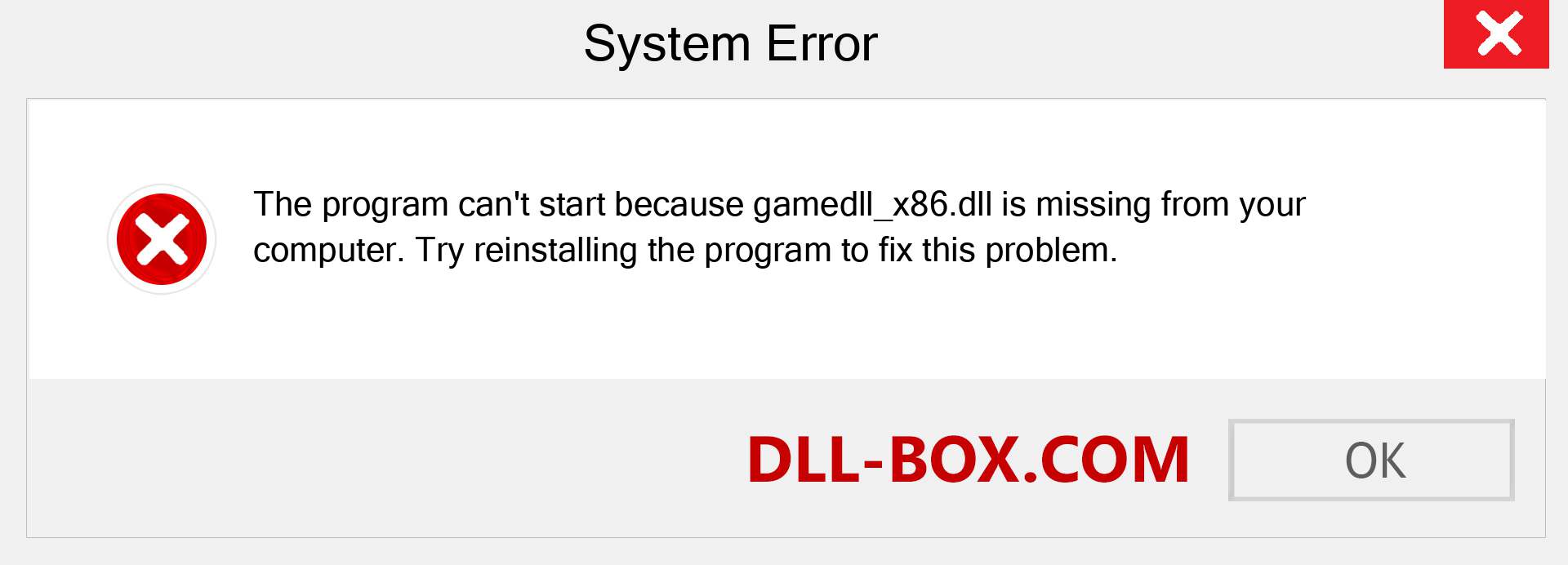  gamedll_x86.dll file is missing?. Download for Windows 7, 8, 10 - Fix  gamedll_x86 dll Missing Error on Windows, photos, images